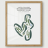 Vista Course at Los Coyotes Country Club, California - Printed Golf Courses