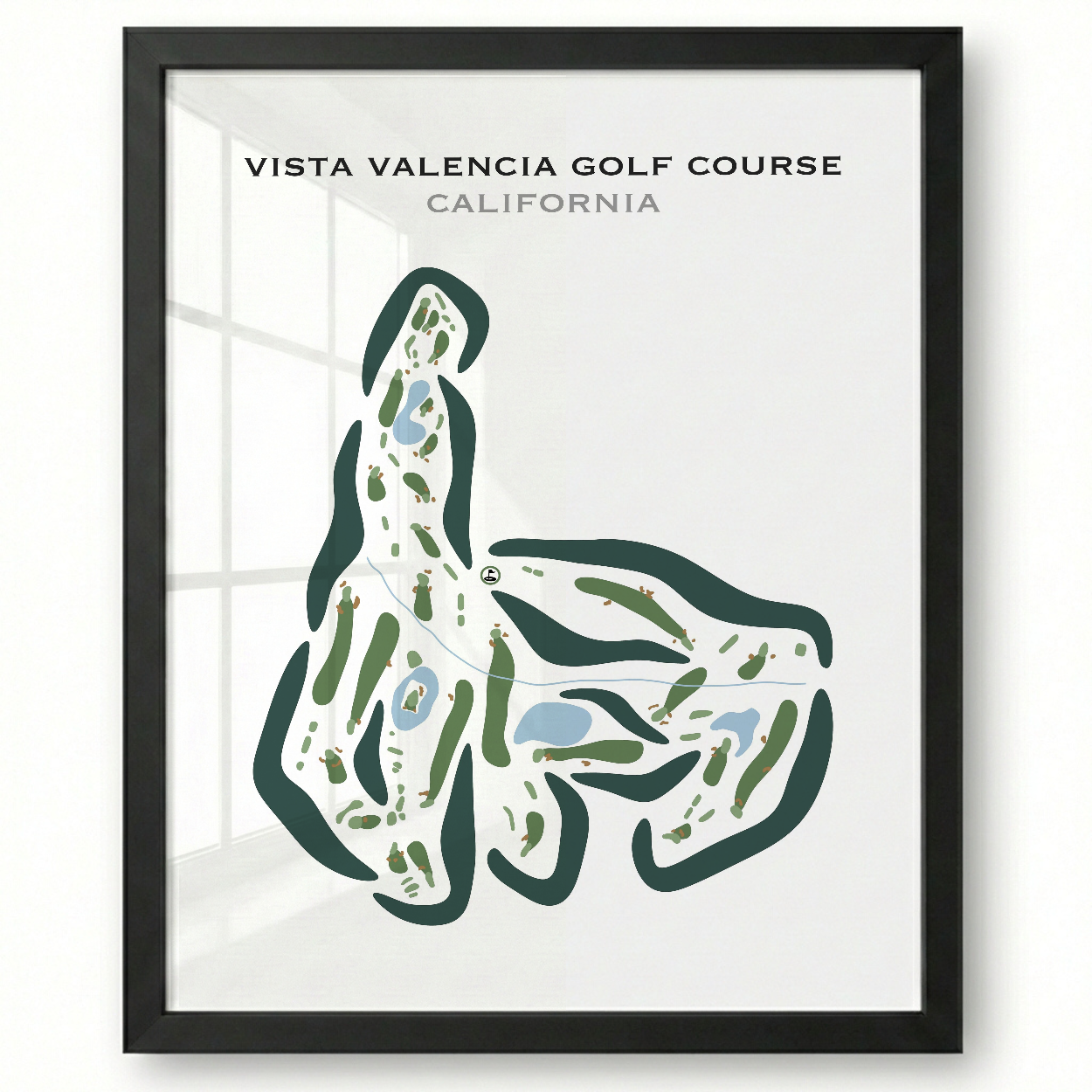 Vista Valencia Golf Course, California - Printed Golf Courses