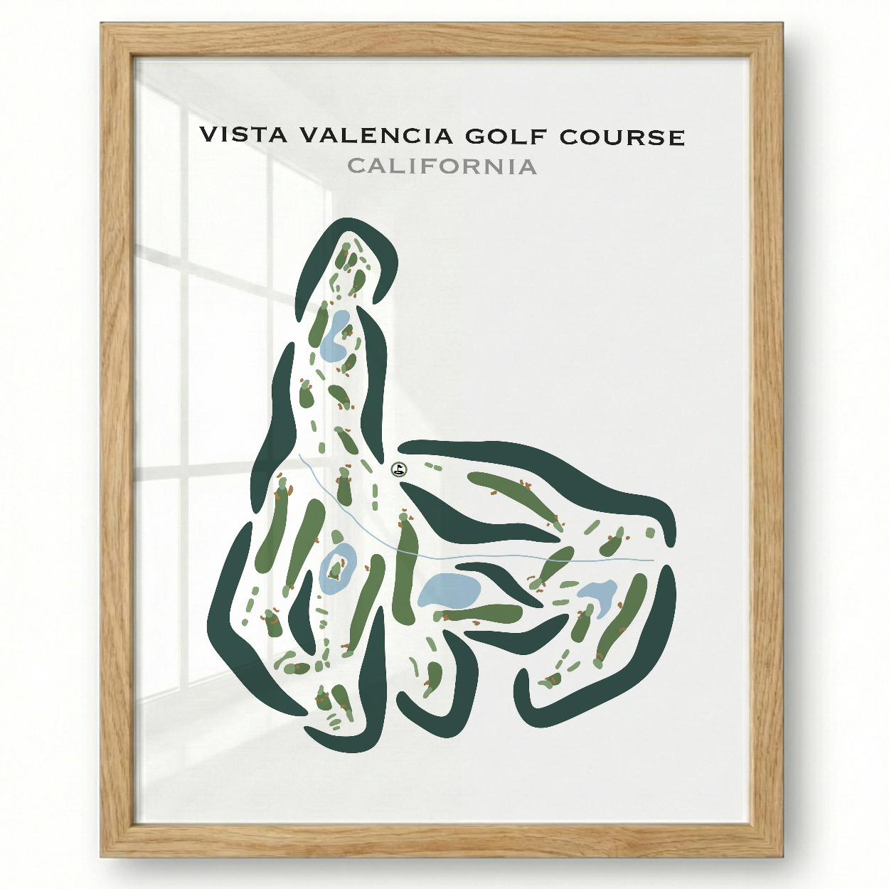 Vista Valencia Golf Course, California - Printed Golf Courses