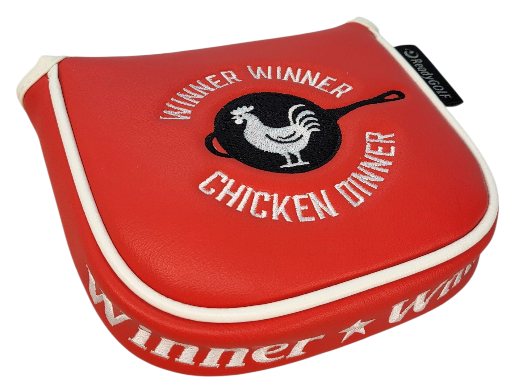 L.A.B. DF3 Embroidered Center Shaft Putter Cover by ReadyGOLF - Winner Winner Chicken Dinner
