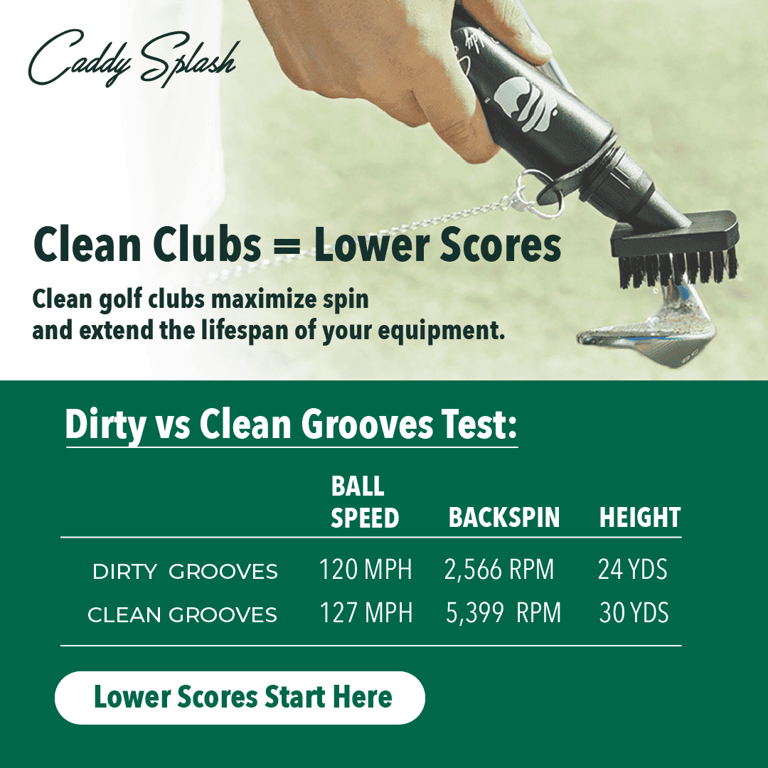 Original Golf Club Water Brush Cleaner - Black