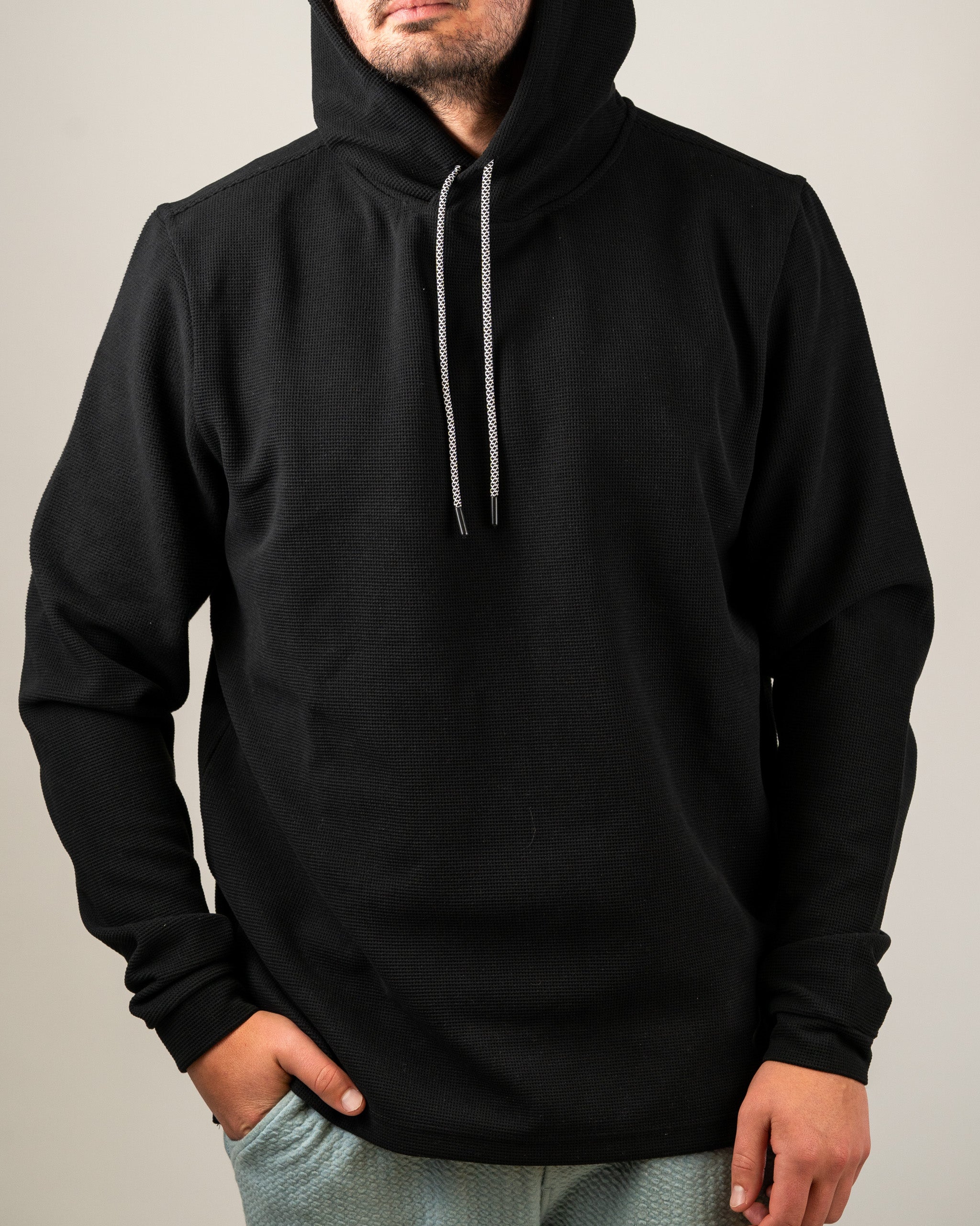 Player Preferred™ Waffle Grid Hoodie - Obsidian