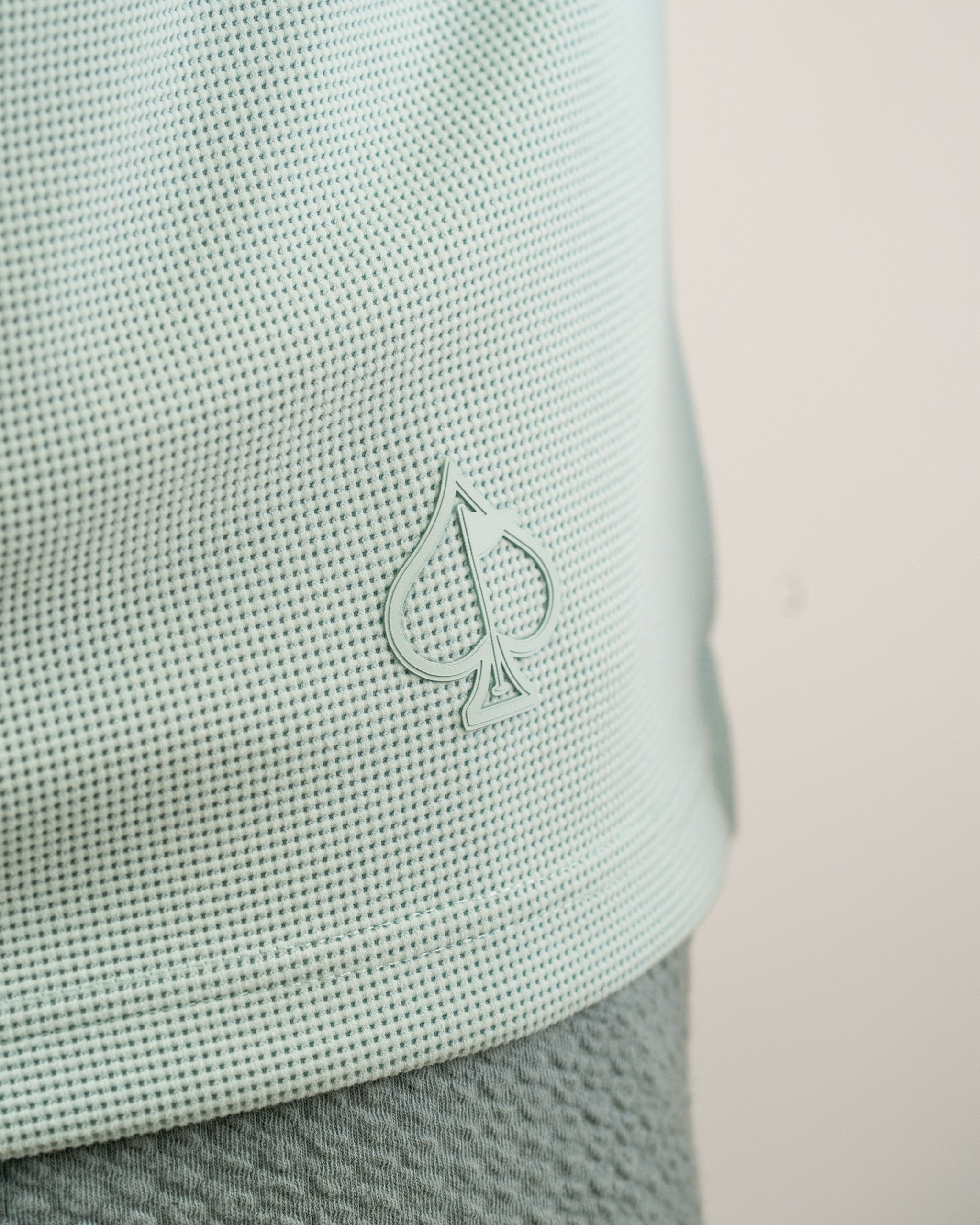 Player Preferred™ Waffle Grid Hoodie - Ice Blue