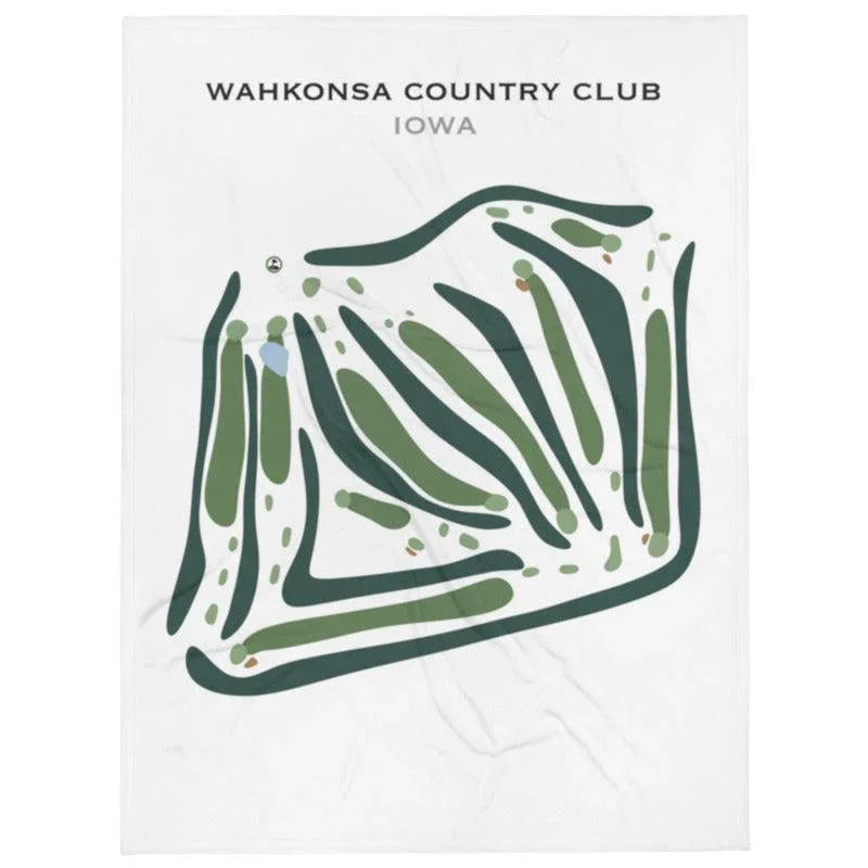 Wahkonsa Country Club, Iowa - Printed Golf Courses