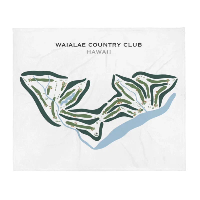 Waialae Country Club, Hawaii - Printed Golf Courses