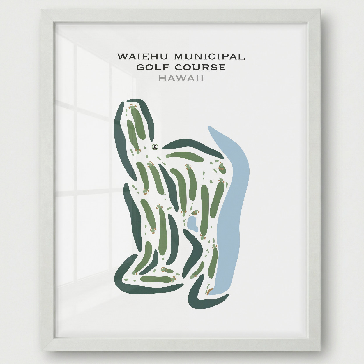 Waiehu Municipal Golf Course, Hawaii - Printed Golf Courses