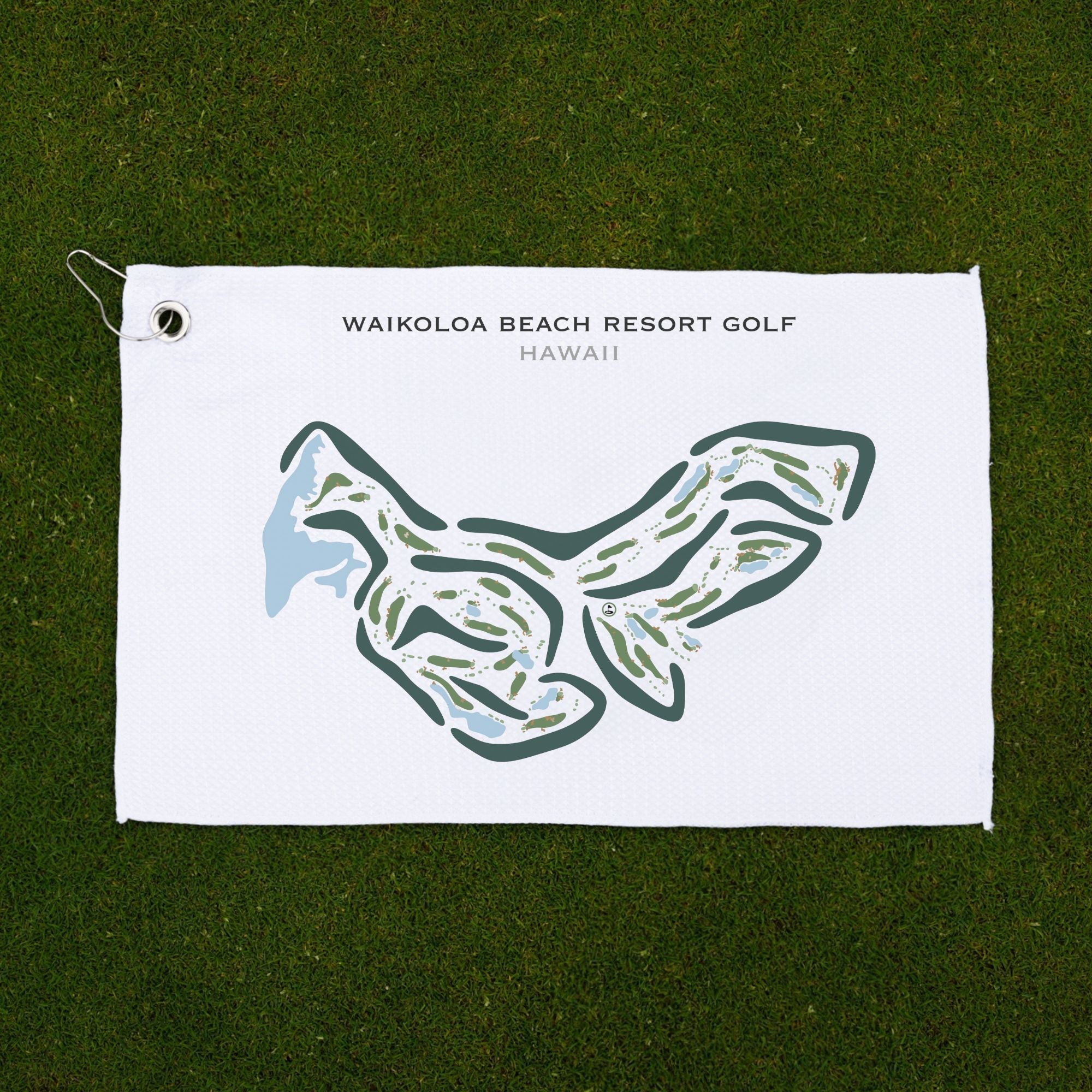 Waikoloa Beach Resort Golf, Hawaii - Printed Golf Courses