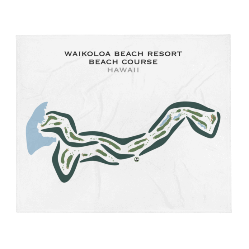 Waikoloa Beach Resort - Beach Course, Hawaii - Printed Golf Courses