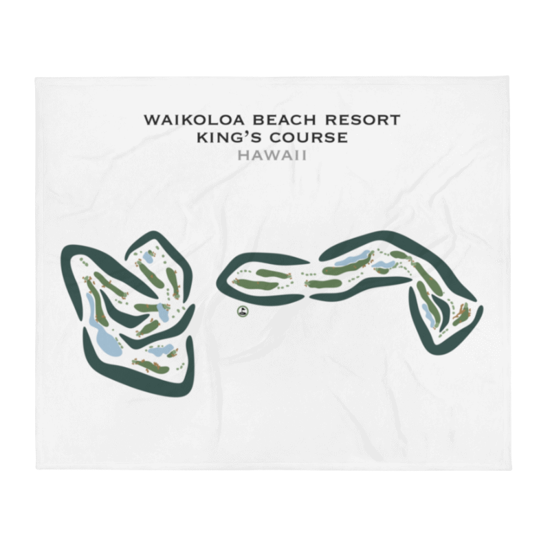 Waikoloa Beach Resort - King's Course, Hawaii - Printed Golf Courses