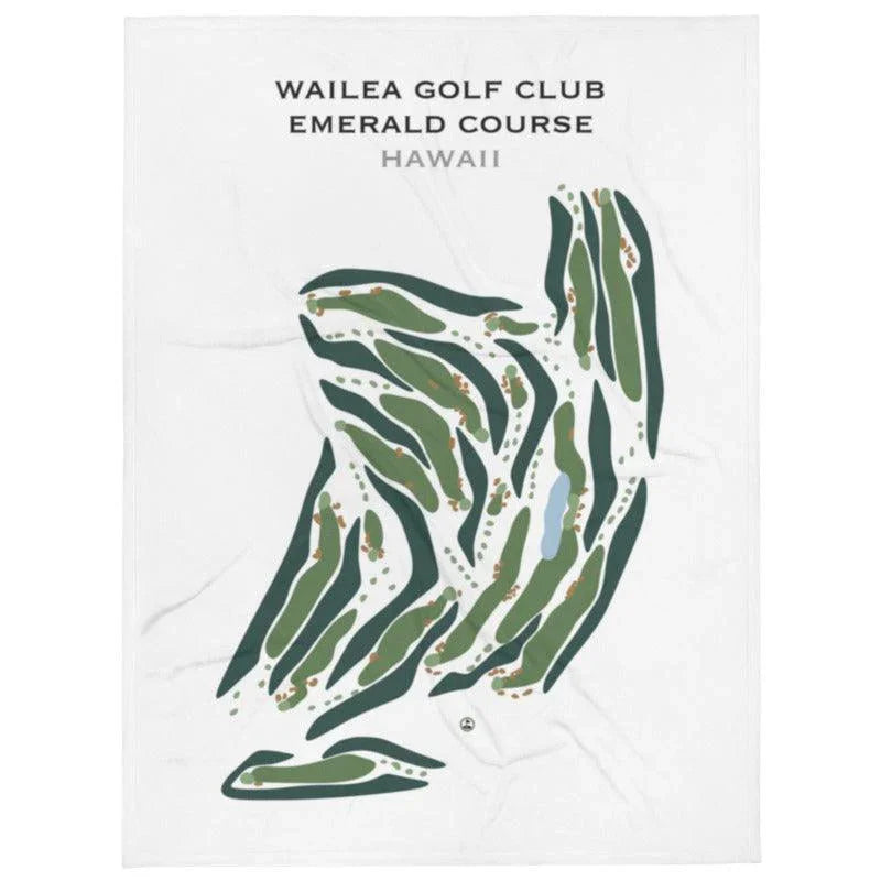 Wailea Golf Club Emerald Course, Hawaii - Printed Golf Courses