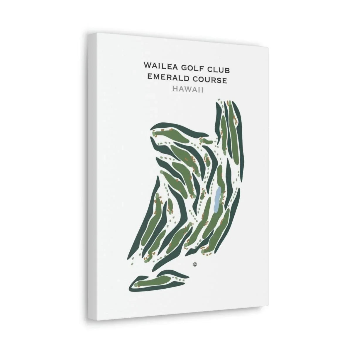 Wailea Golf Club Emerald Course, Hawaii - Printed Golf Courses
