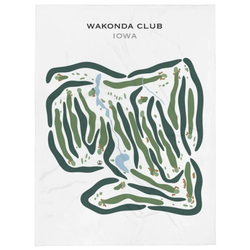 Wakonda Club, Iowa - Printed Golf Courses