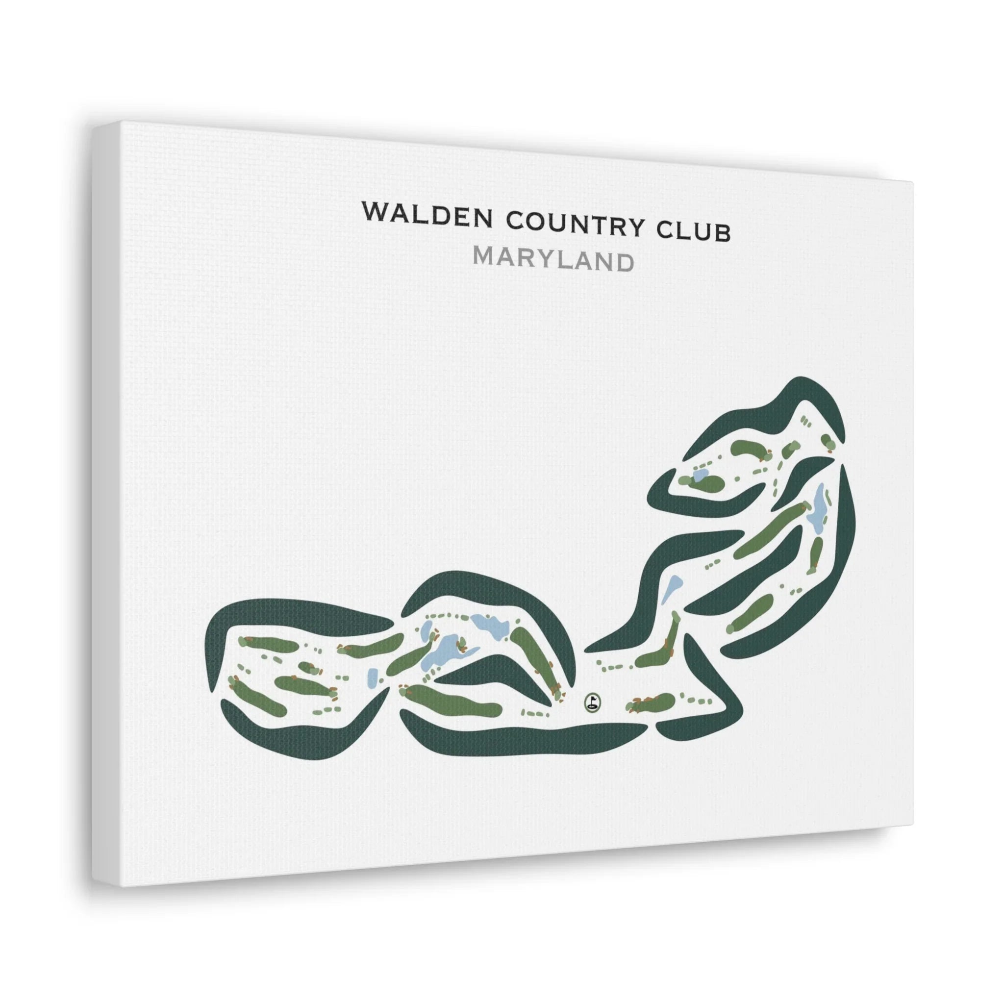 Walden Country Club, Maryland - Printed Golf Courses