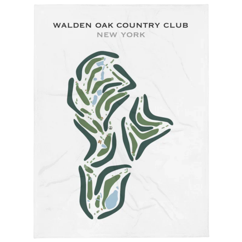 Walden Oaks Country Club, New York - Printed Golf Courses