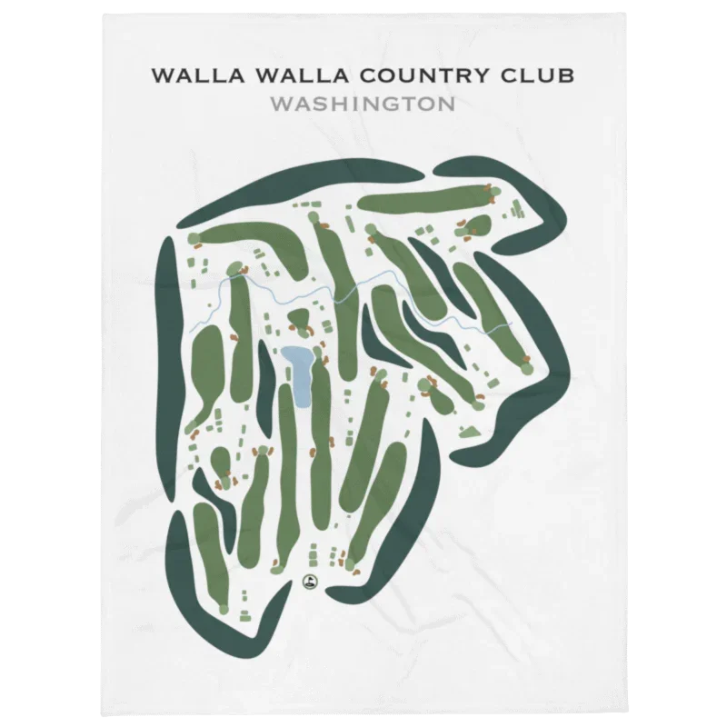 Walla Walla Country Club, Washington - Printed Golf Courses