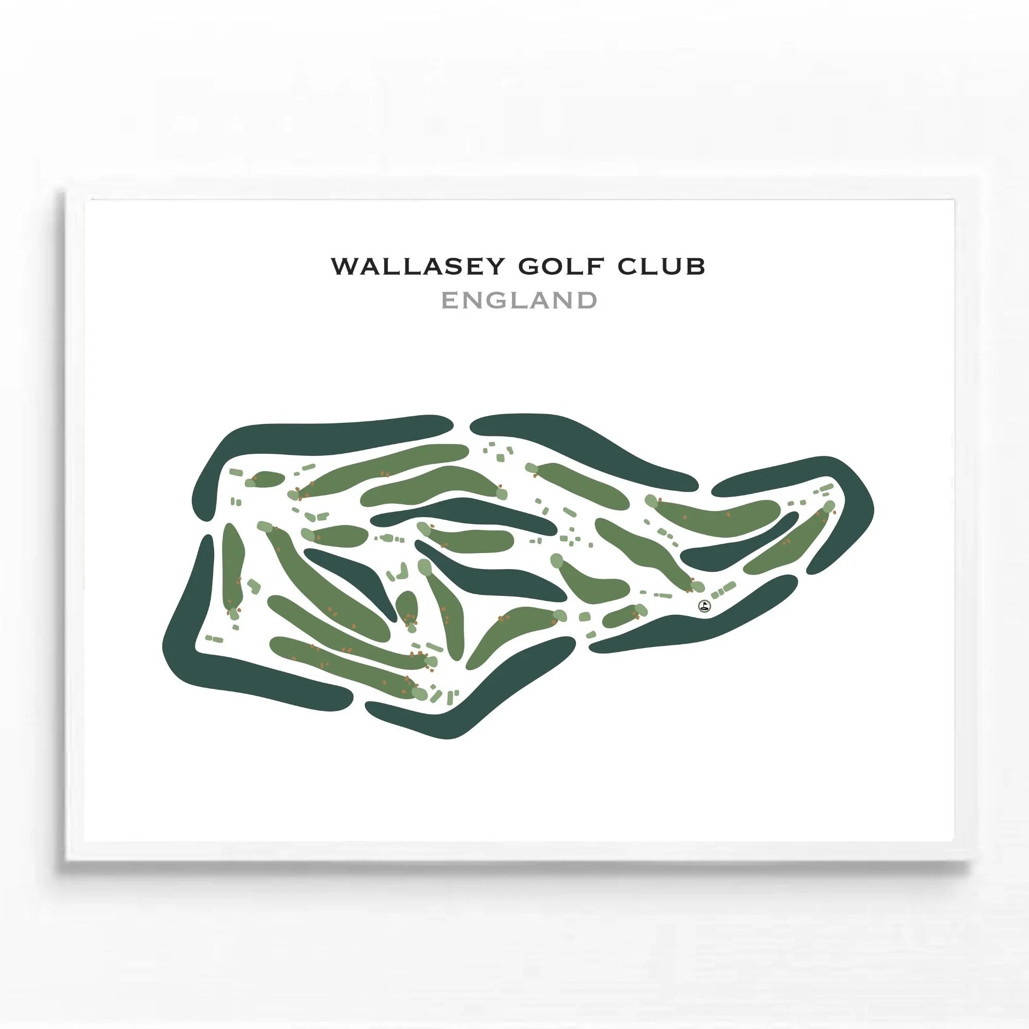 Wallasey Golf Club, England - Printed Golf Courses