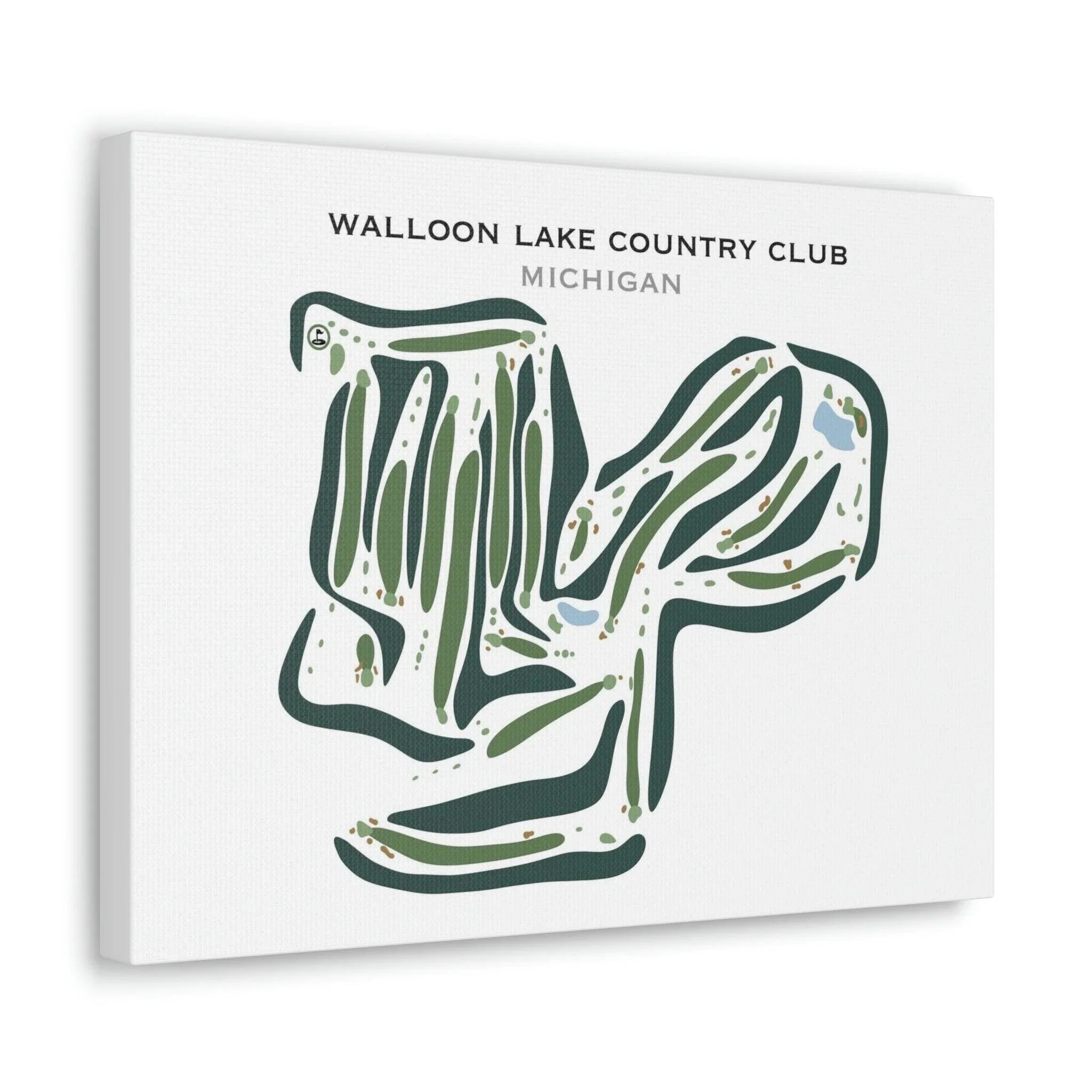 Walloon Lake Country Club, Michigan - Printed Golf Courses