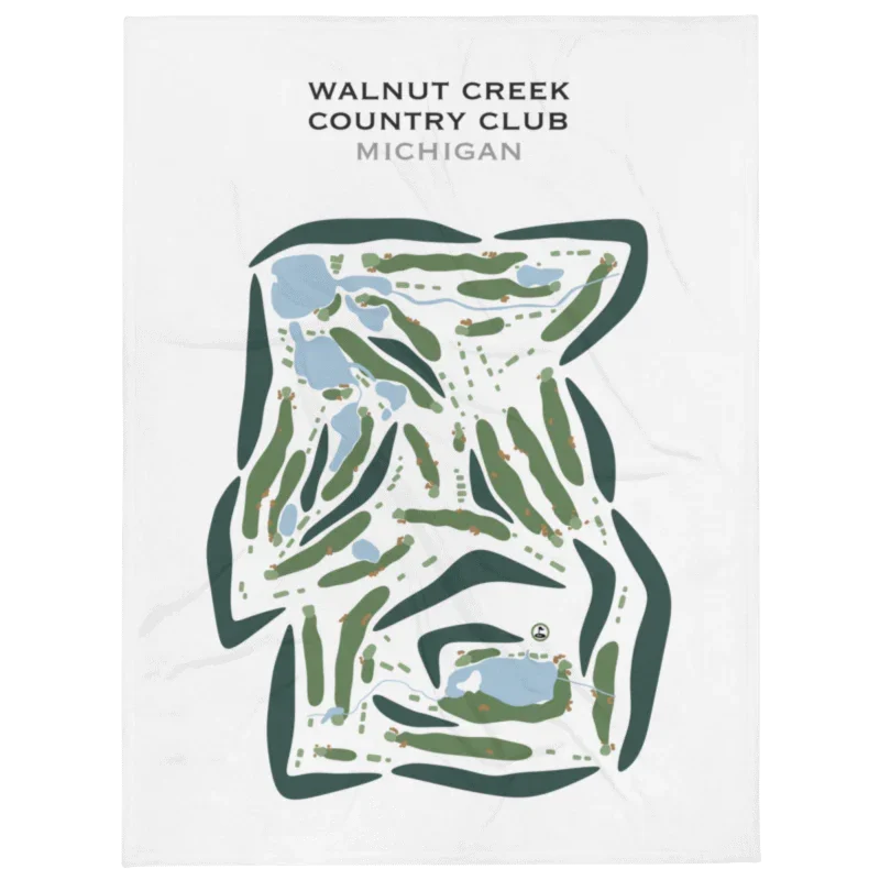 Walnut Creek Country Club, Michigan - Printed Golf Courses