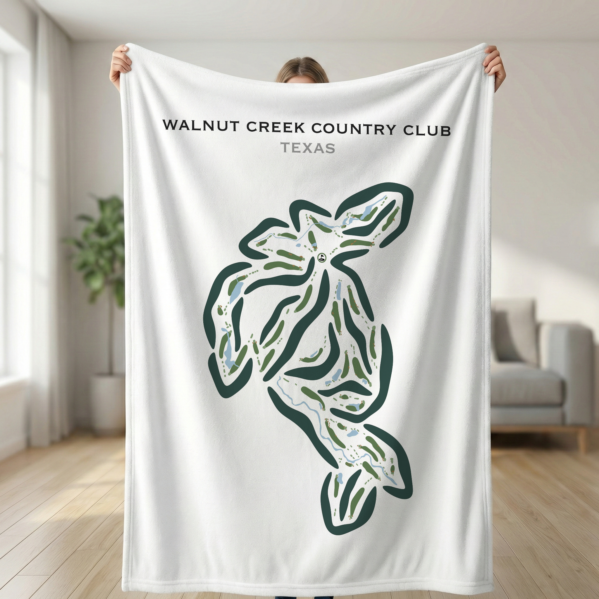 Walnut Creek Country Club, Texas - Printed Golf Courses