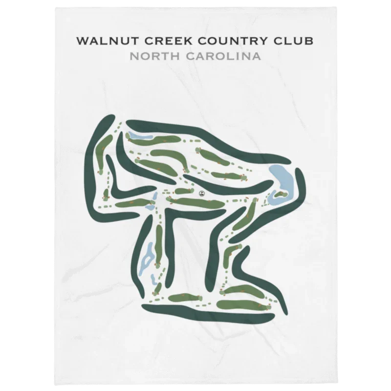 Walnut Creek Country Club, North Carolina - Printed Golf Course