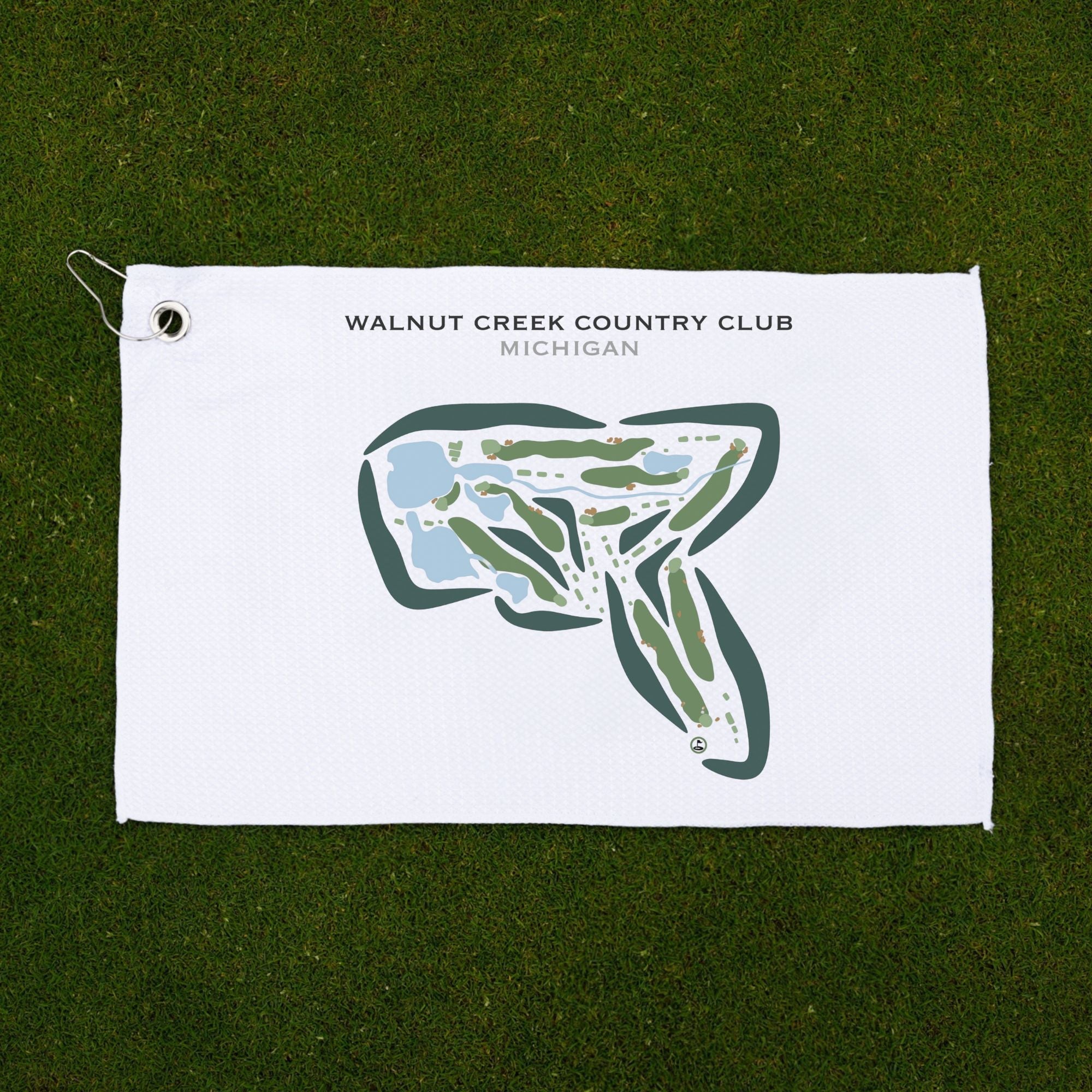 Walnut Creek Country Club, North Course, Michigan - Printed Golf Courses