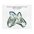 Walnut Creek Country Club, West Course, Michigan - Printed Golf Courses