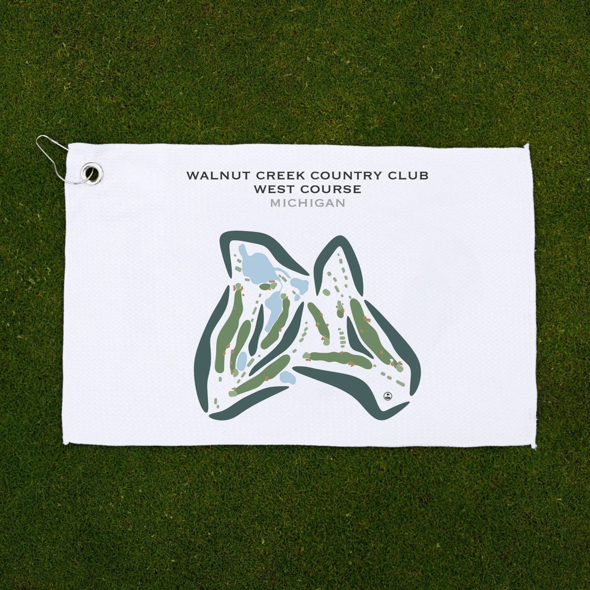 Walnut Creek Country Club, West Course, Michigan - Printed Golf Courses