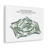 Wanumetonomy Golf and Country Club, Rhode Island - Printed Golf Course