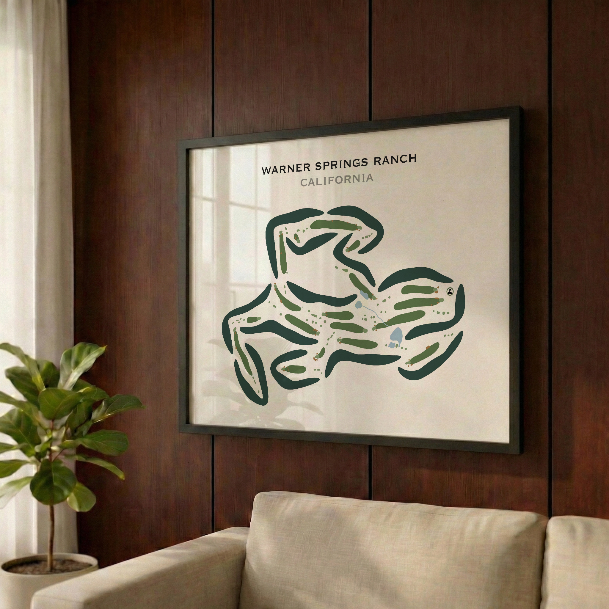 Warner Springs Ranch, California - Printed Golf Courses