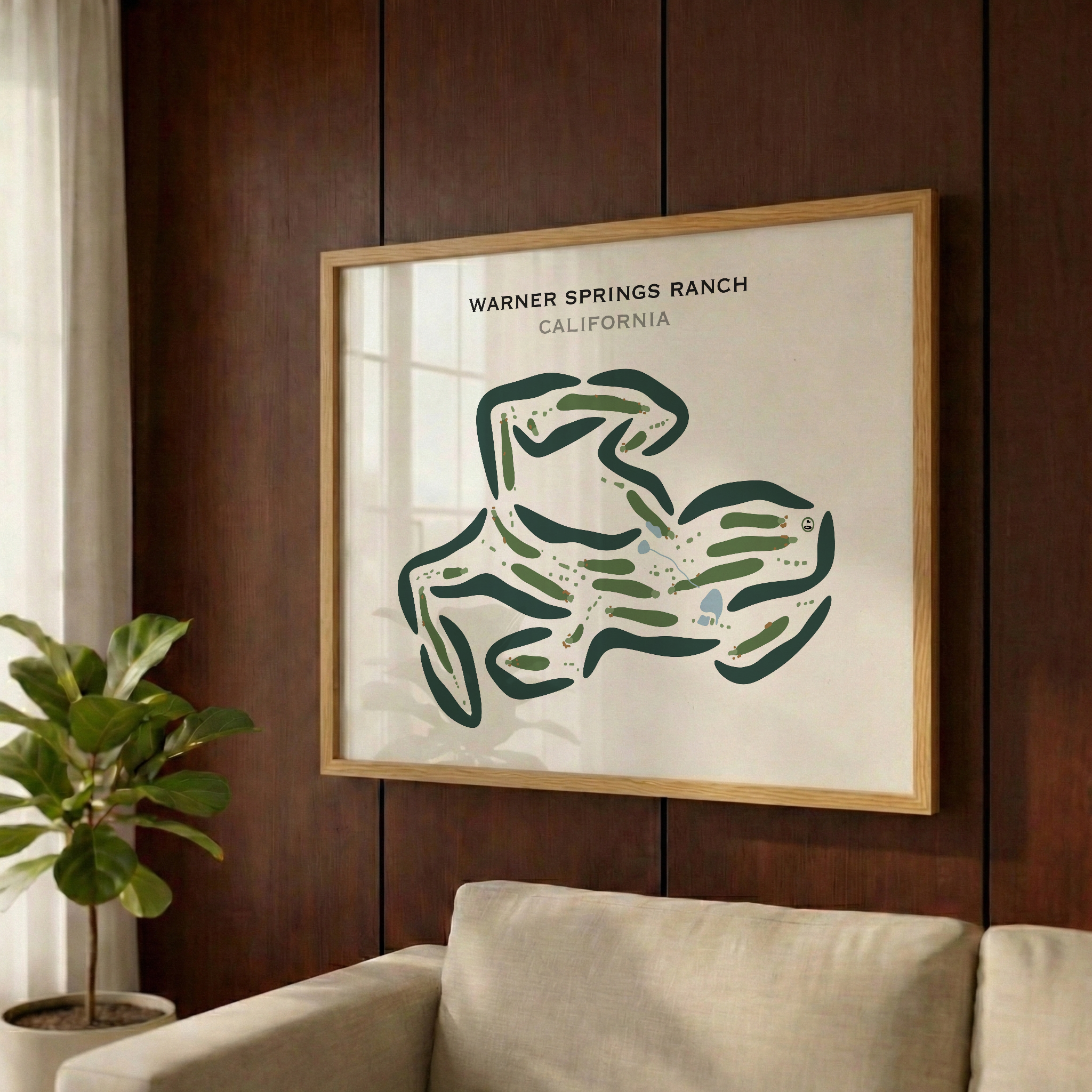 Warner Springs Ranch, California - Printed Golf Courses