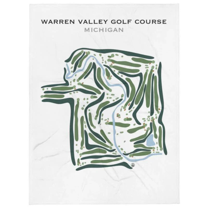 Warren Valley Golf Course, Michigan - Printed Golf Courses