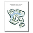 Warrior Golf Club, North Carolina - Printed Golf Courses