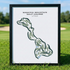 Wasatch Mountain Golf Course, Midway Utah - Printed Golf Courses
