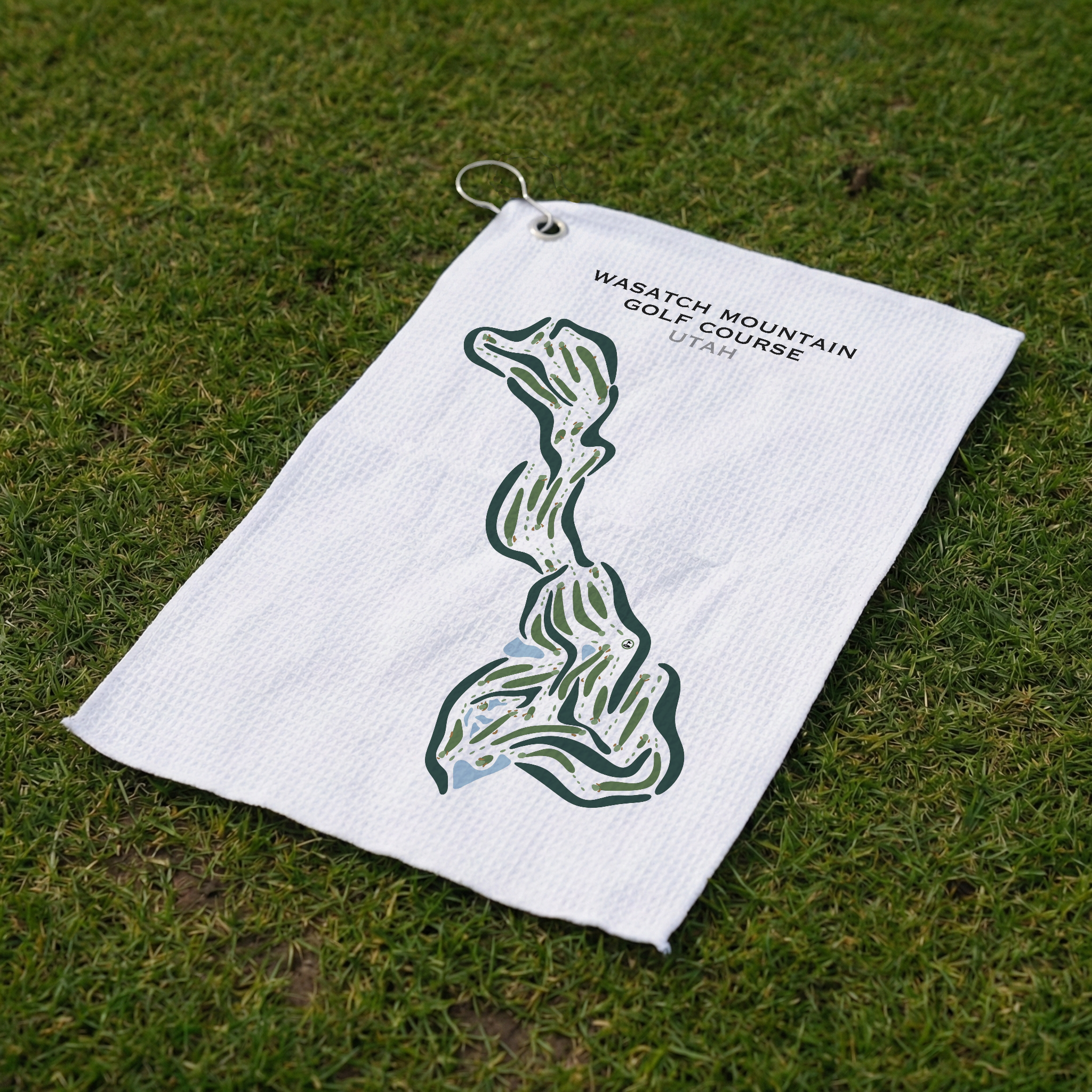 Wasatch Mountain Golf Course, Midway Utah - Printed Golf Courses