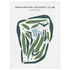 Washington Country Club, Indiana - Printed Golf Courses