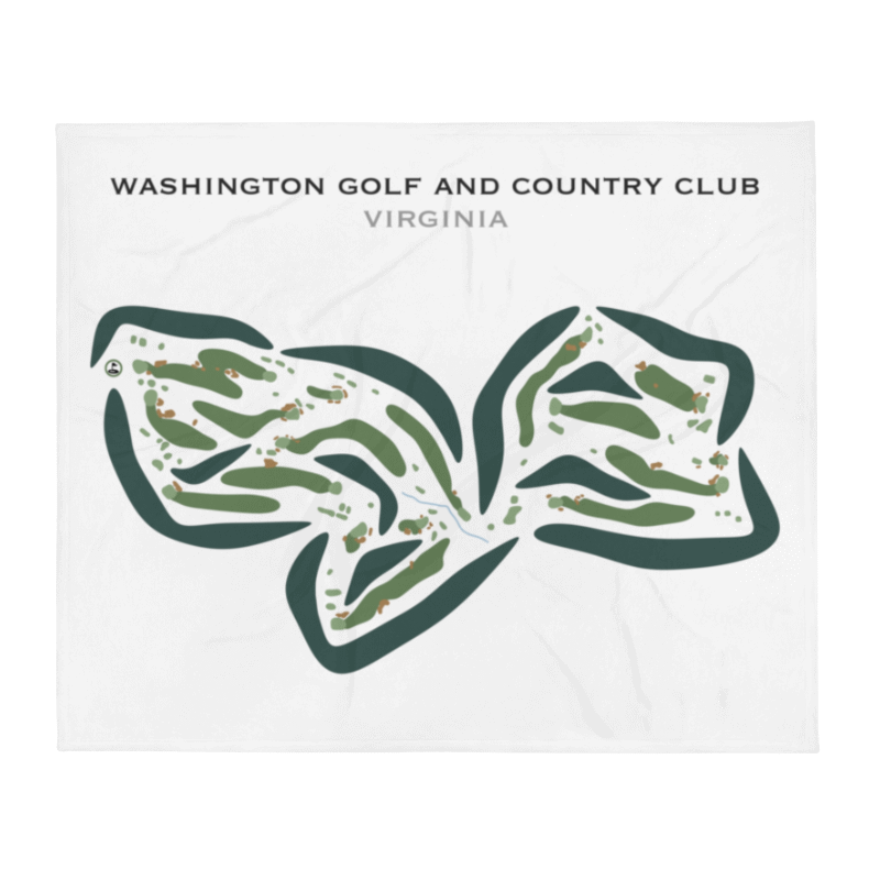 Washington Golf & Country Club, Virginia - Printed Golf Courses