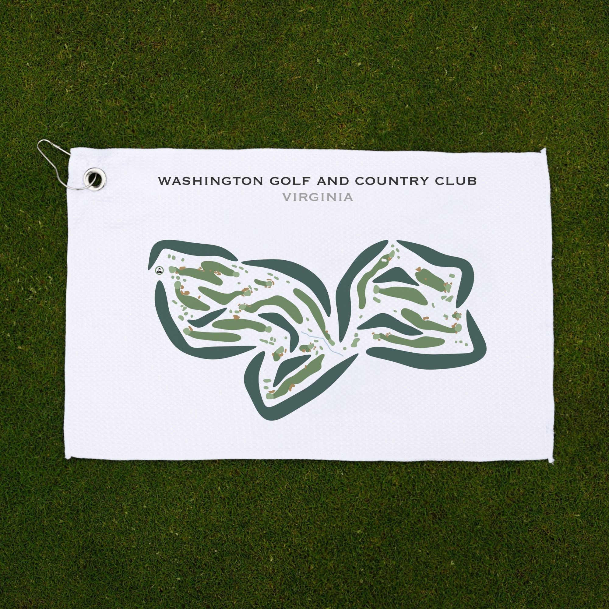Washington Golf & Country Club, Virginia - Printed Golf Courses