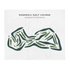 Waskesiu Golf Course, Saskatchewan, Canada - Printed Golf Courses