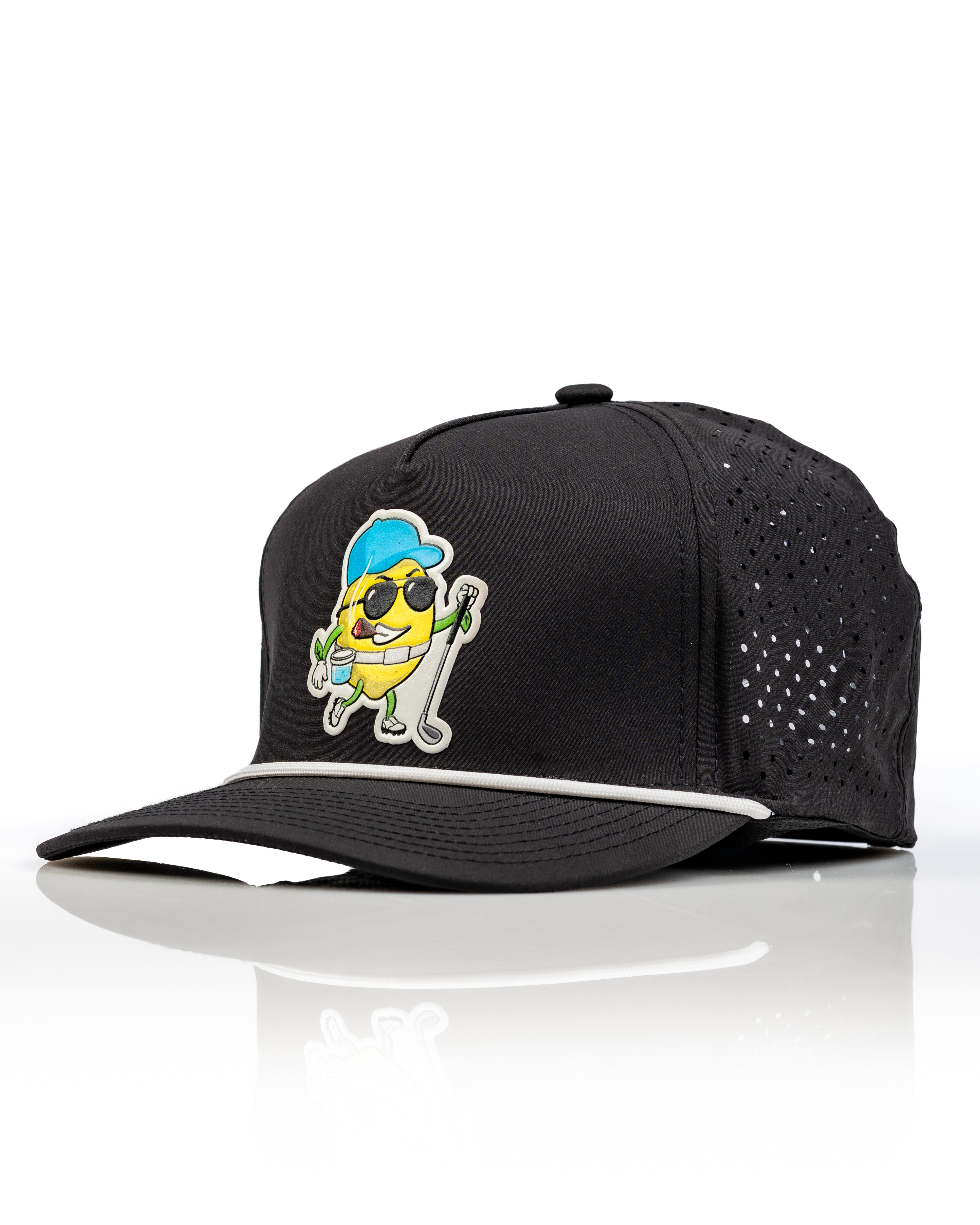 Lemon Guy - Perforated Rope Hat