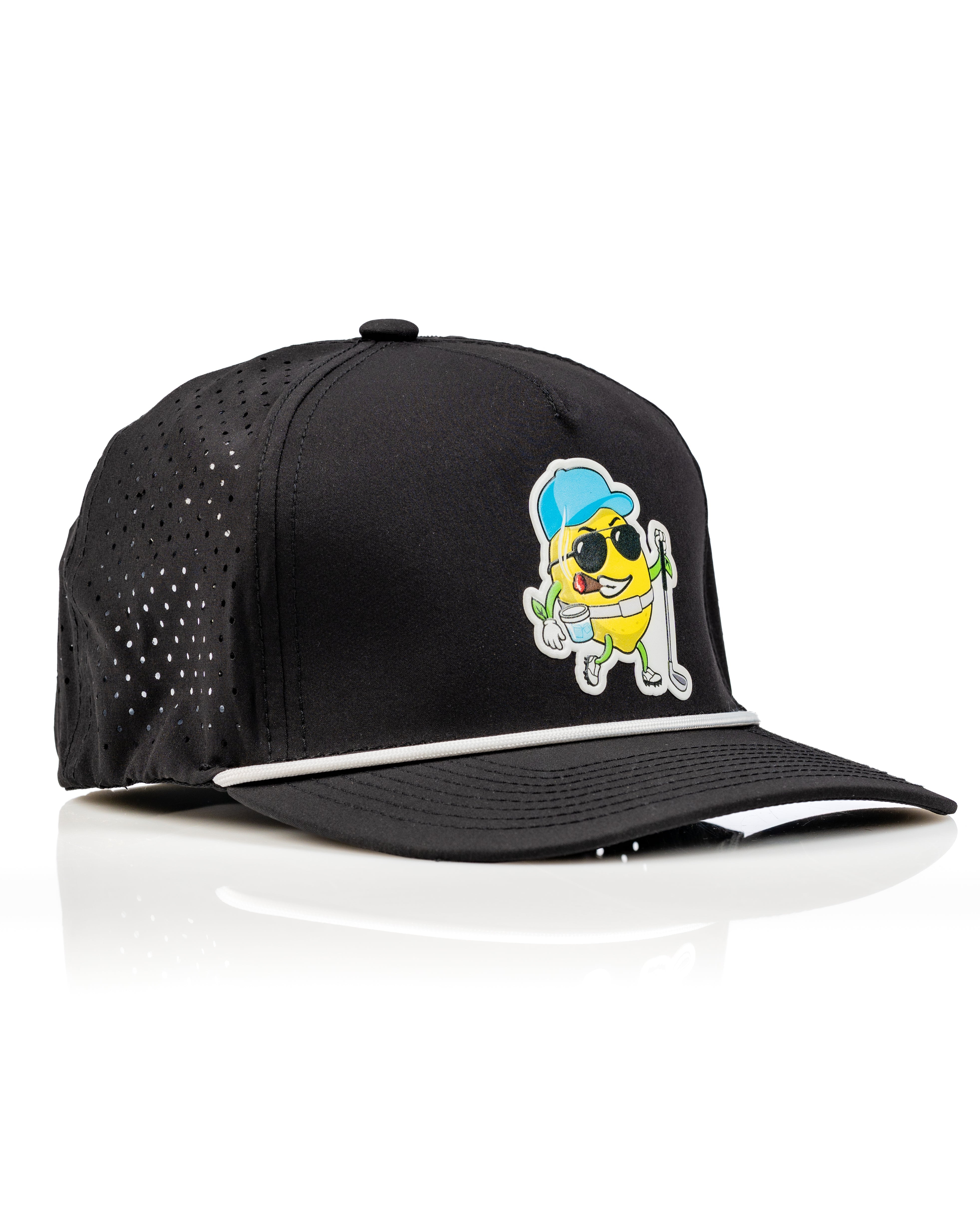 Lemon Guy - Perforated Rope Hat