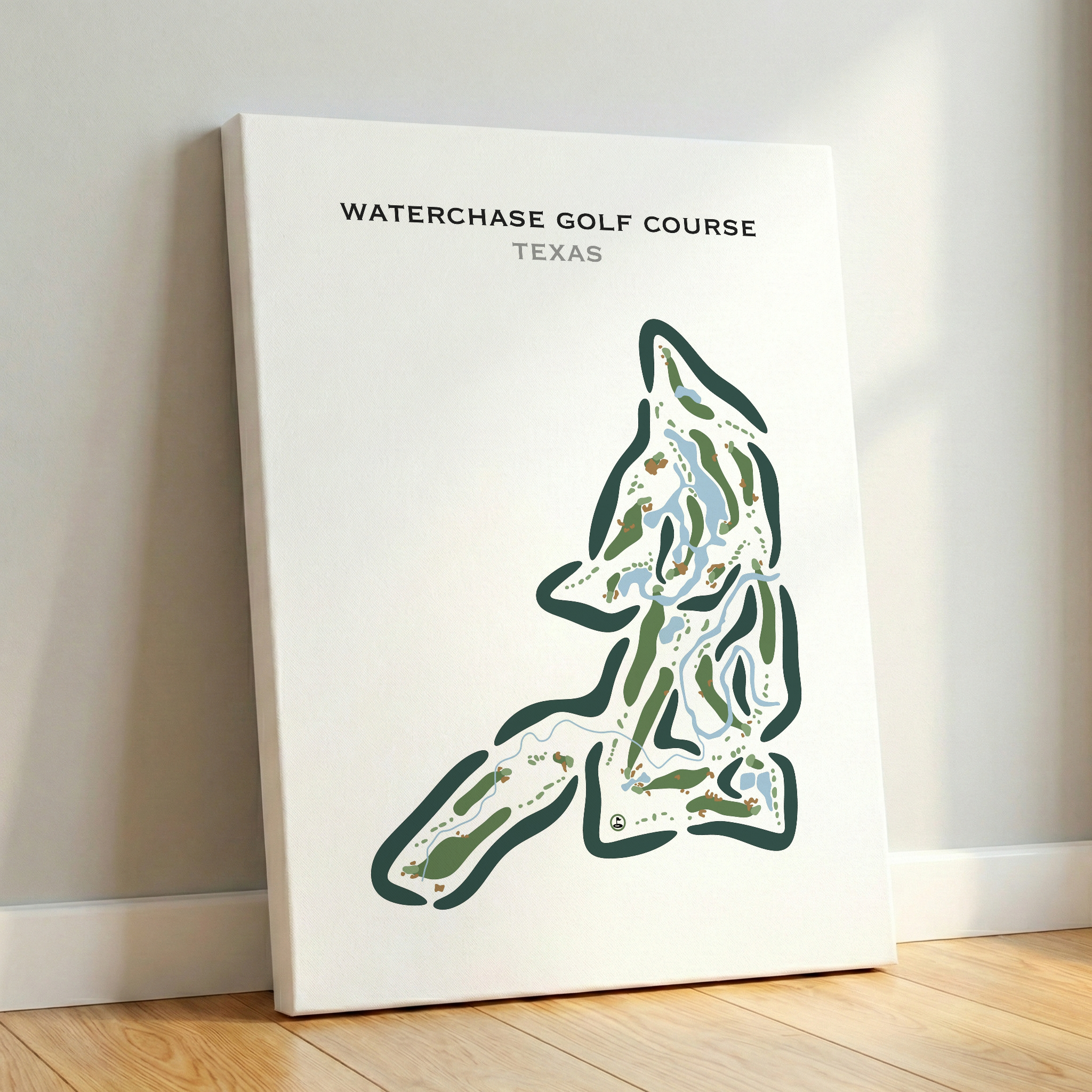 Waterchase Golf Club, Texas - Printed Golf Course