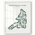 Waterchase Golf Club, Texas - Printed Golf Course