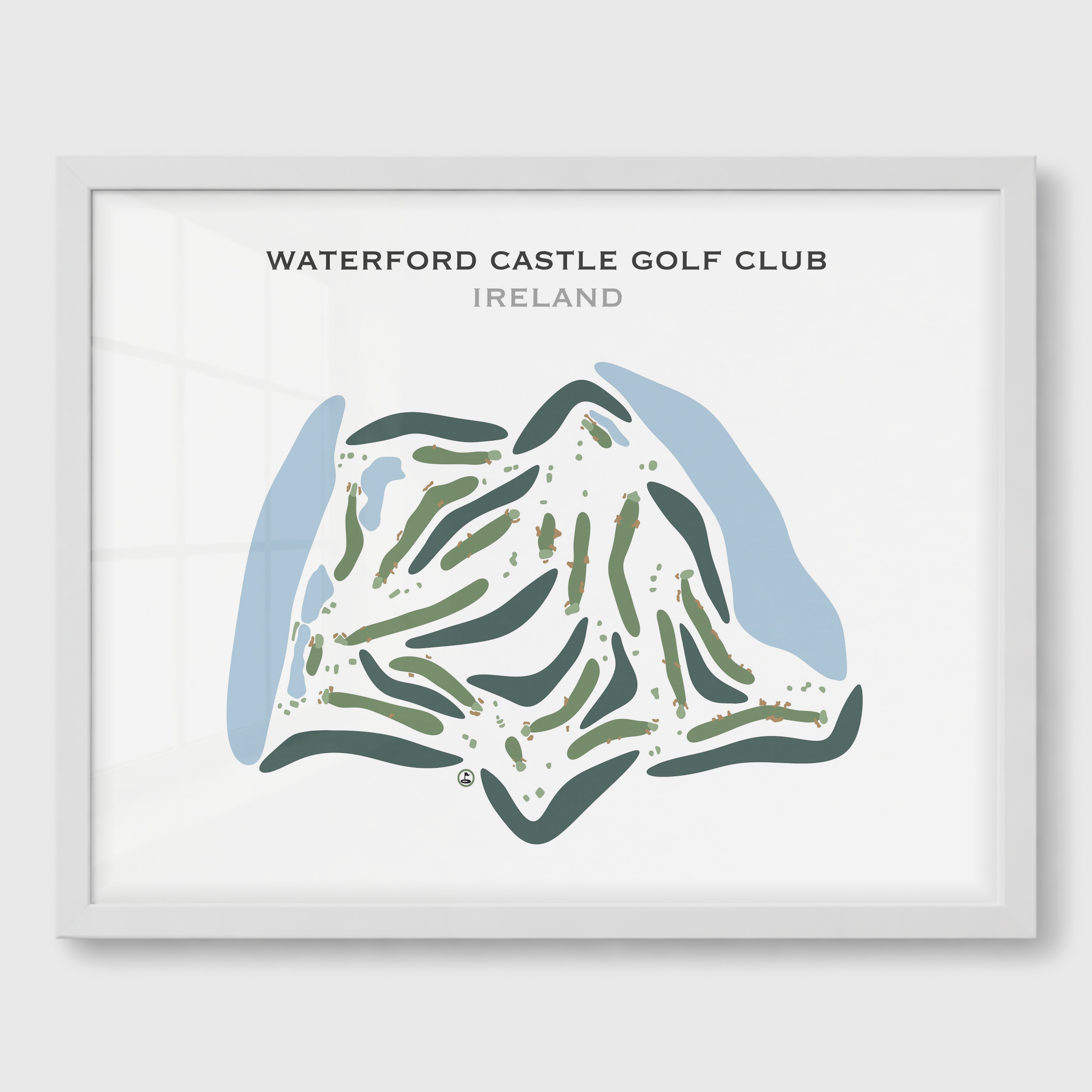 Waterford Castle Golf Club, Ireland - Printed Golf Courses