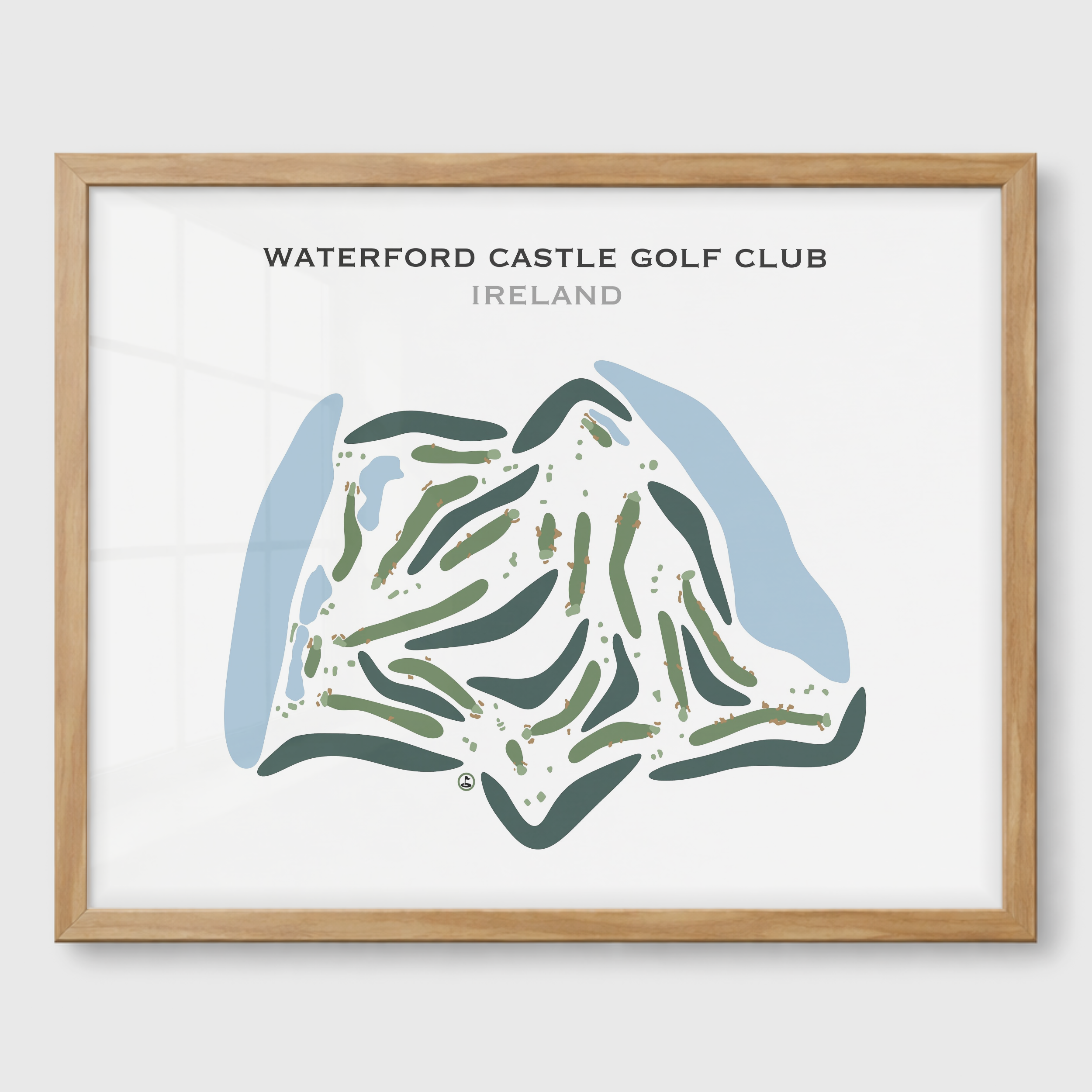 Waterford Castle Golf Club, Ireland - Printed Golf Courses