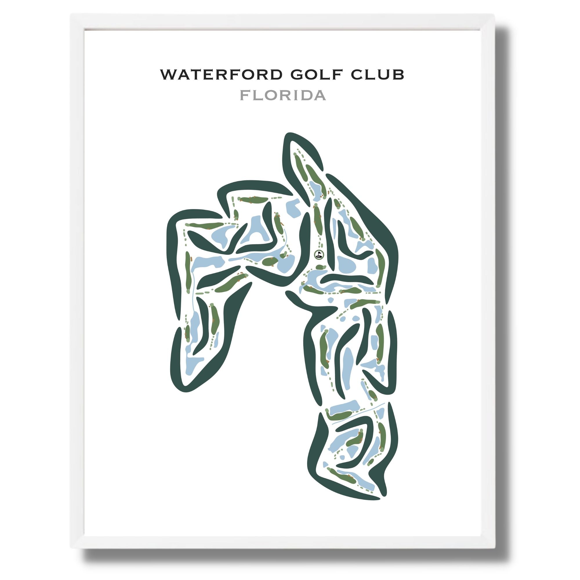 Waterford Golf Club, Florida - Printed Golf Courses