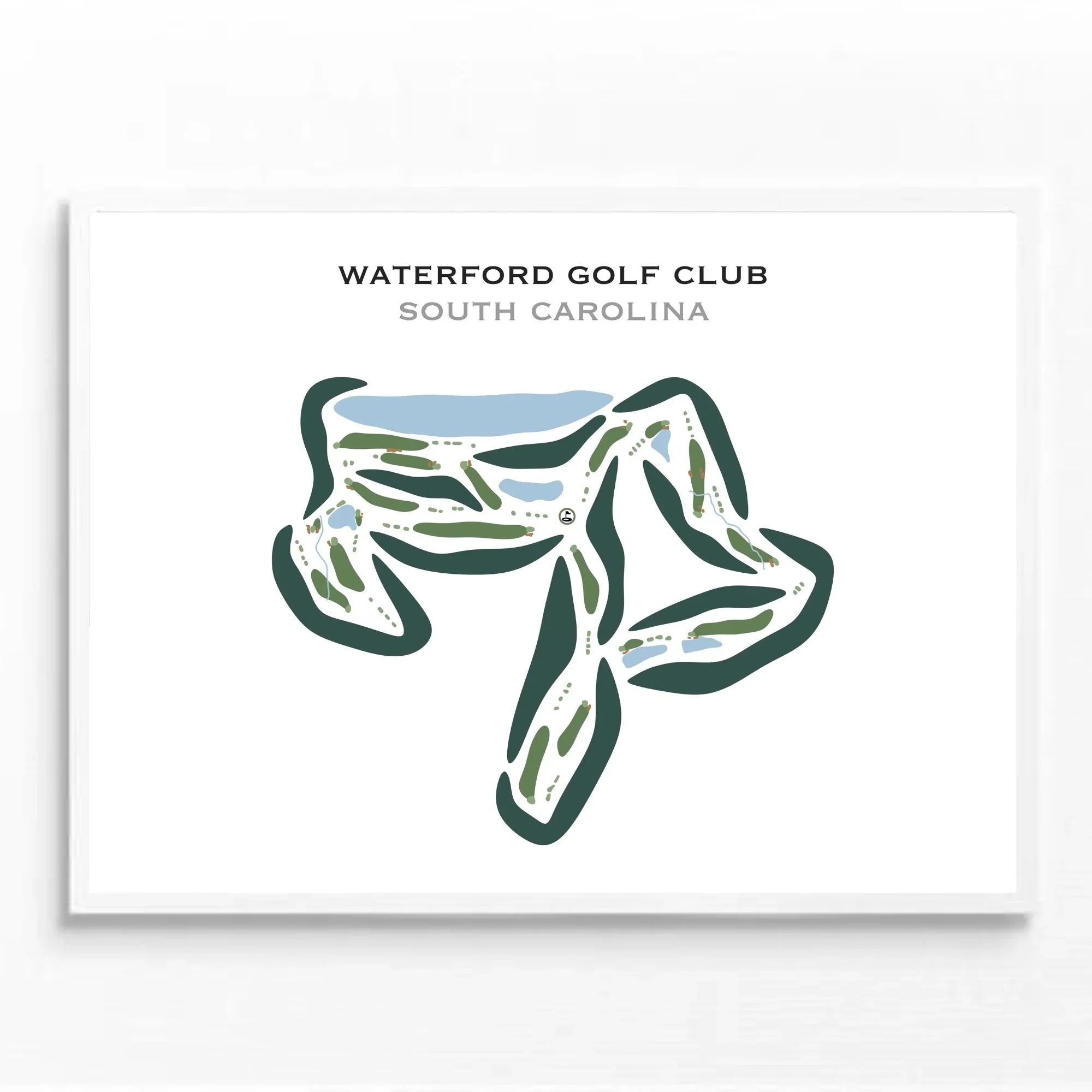 Waterford Golf Club, South Carolina - Printed Golf Courses