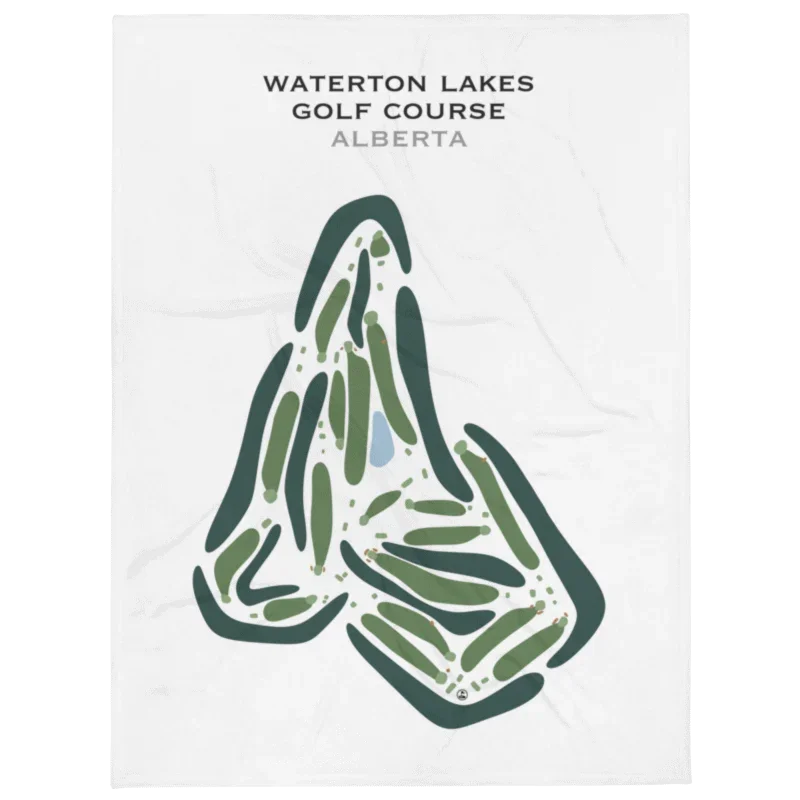 Waterton Lakes Golf Course, Canada - Printed Golf Courses