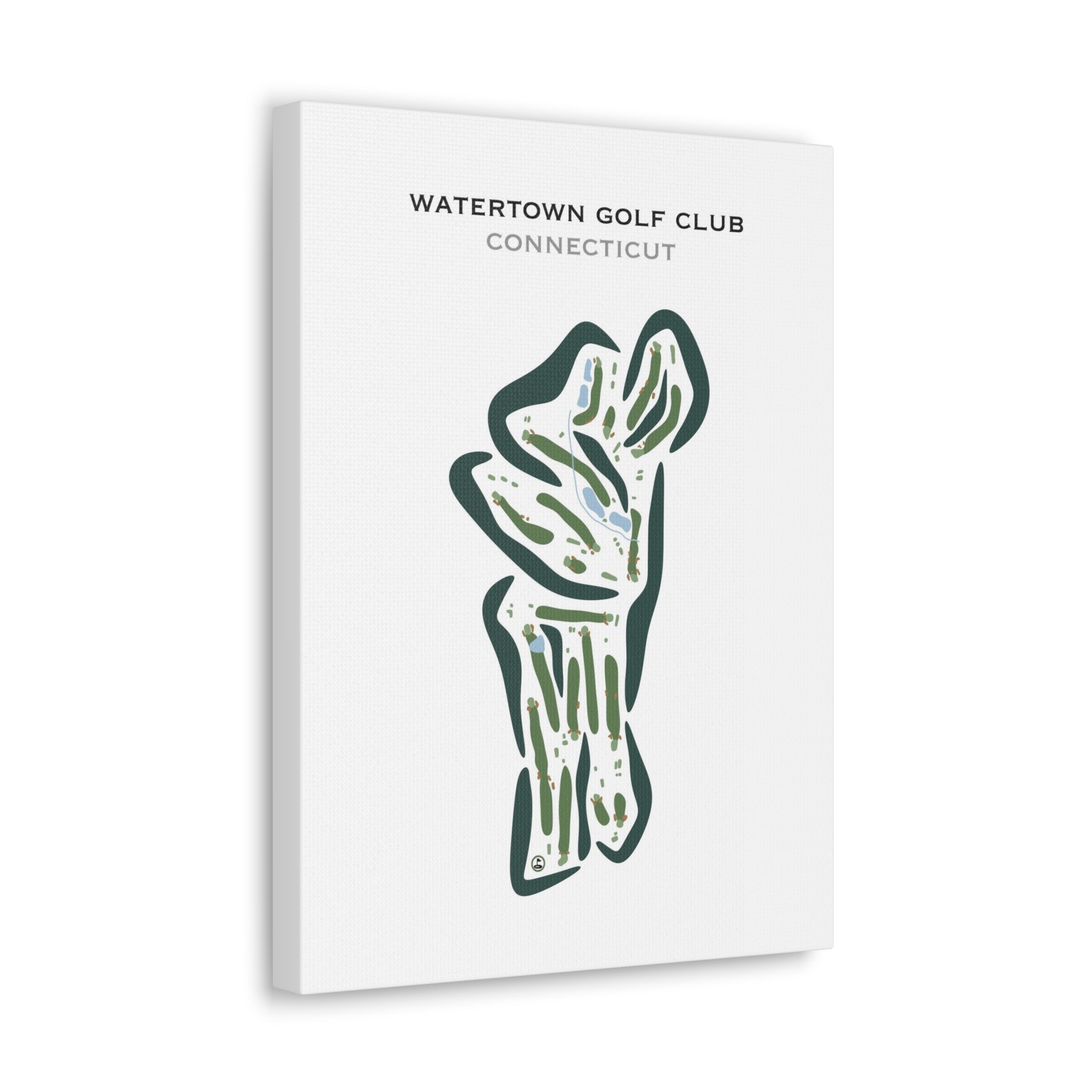 Watertown Golf Club, Connecticut - Printed Golf Courses