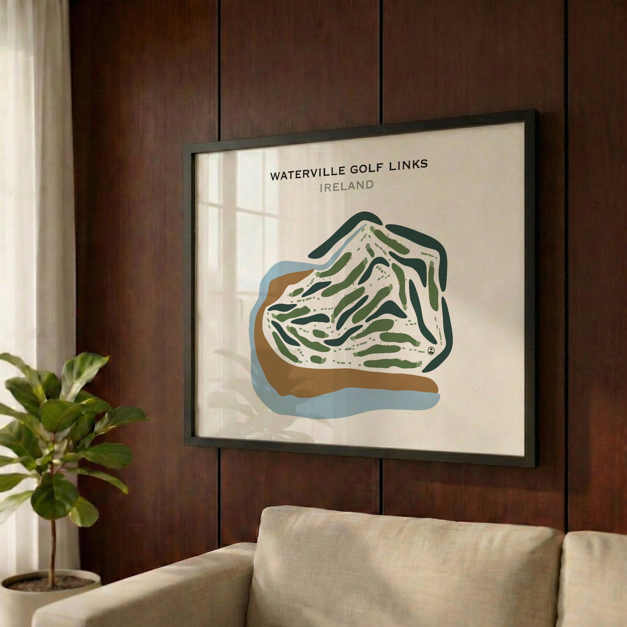 Waterville Golf Links, Ireland - Printed Golf Courses