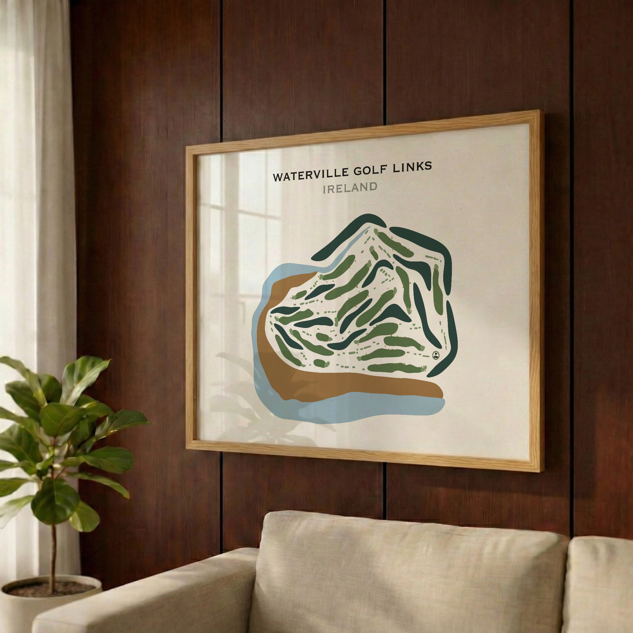 Waterville Golf Links, Ireland - Printed Golf Courses